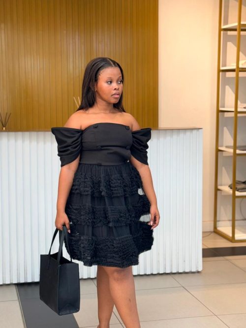 Ruffle Blackberry Dress