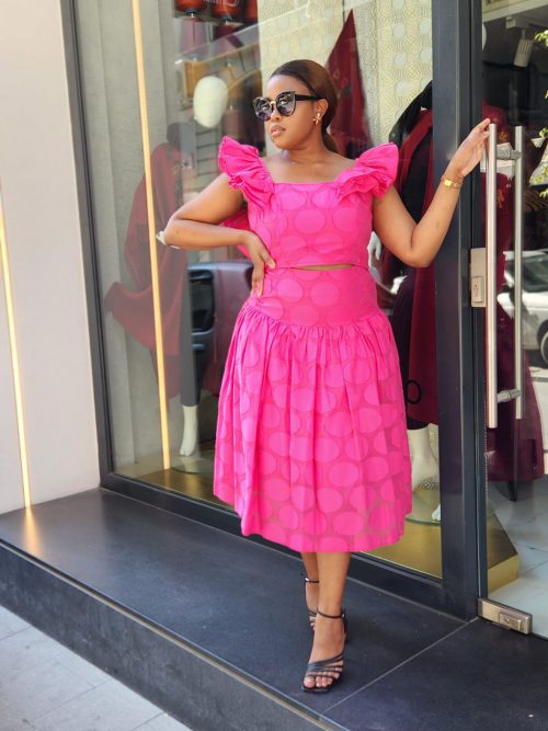 Pink Gingham 2pcs